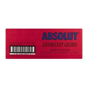 Absolut Cranberry Cosmo Can (24 x 300ML)